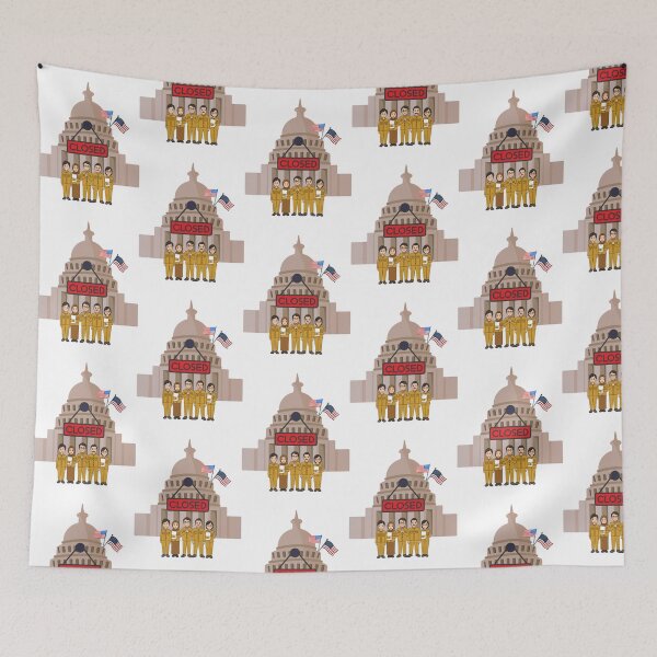 Item preview, Government Shutdown design designed and sold by AKANKEDESIGN.