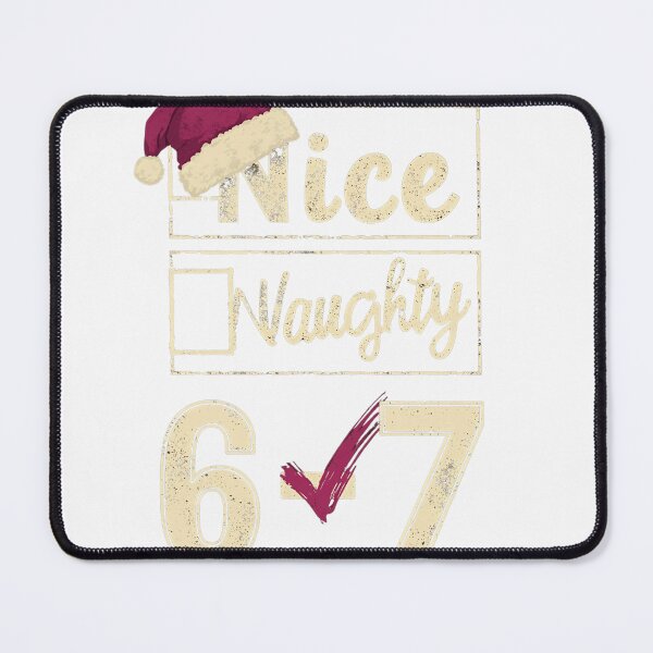 Item preview, 6‑7 Meme Nice Naughty 67 Christmas T‑Shirt | Funny Santa Checklist | Gen Alpha Holiday Math Joke Tee  designed and sold by GAIDREDA.