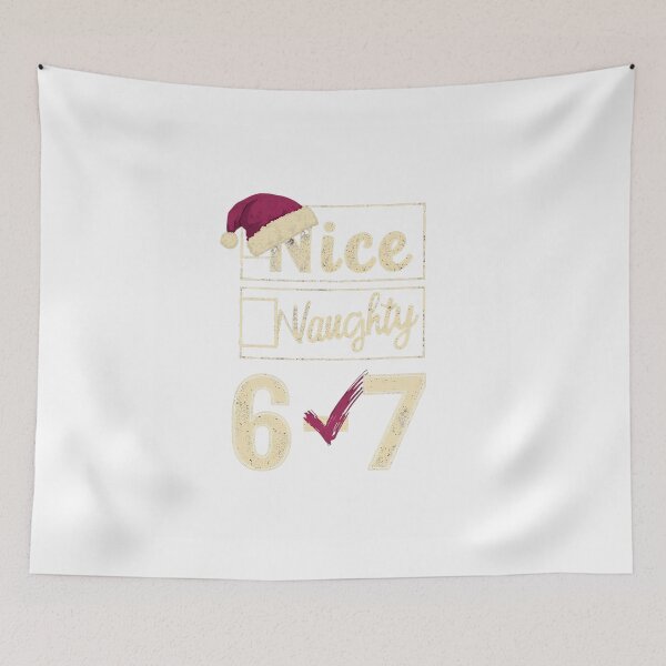 Item preview, 6‑7 Meme Nice Naughty 67 Christmas T‑Shirt | Funny Santa Checklist | Gen Alpha Holiday Math Joke Tee  designed and sold by GAIDREDA.
