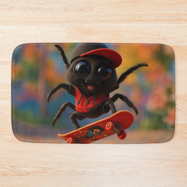 Item preview, Skater Black Widow Spider designed and sold by Sillytoe.