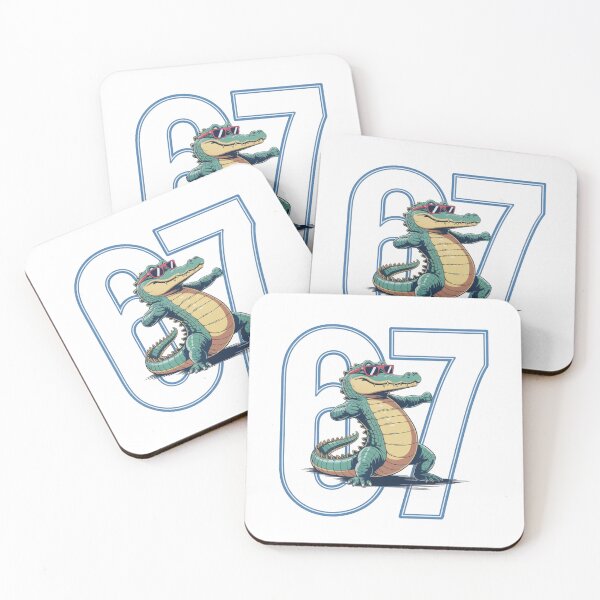 Item preview, Funny Six Seven Alligator Dab Cool Retro Animal Art designed and sold by DOPANDA ..