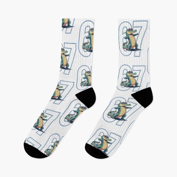 Item preview, Funny Six Seven Alligator Dab Cool Retro Animal Art designed and sold by DOPANDA ..