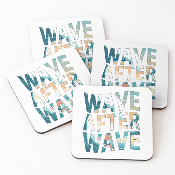 Item preview, Wave After Wave – Endless Summer Vibes designed and sold by Tiny-roar-studio.