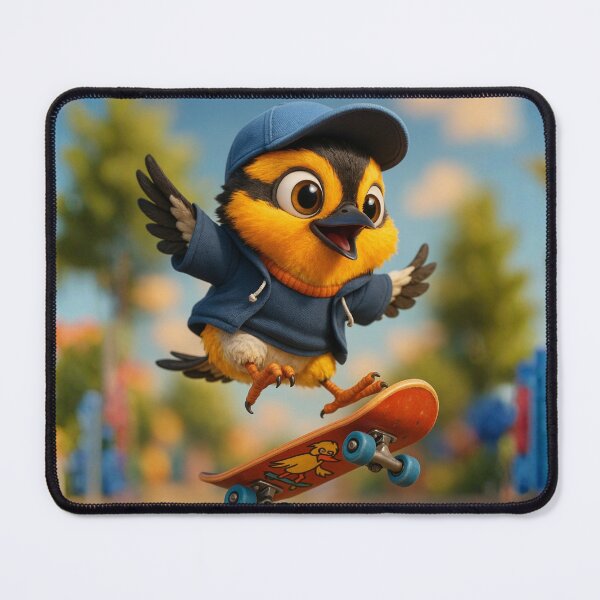 Item preview, Skater Blackburnian Warbler designed and sold by Sillytoe.