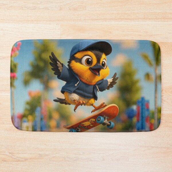 Item preview, Skater Blackburnian Warbler designed and sold by Sillytoe.