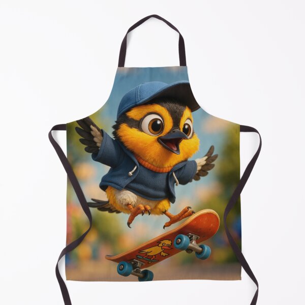 Item preview, Skater Blackburnian Warbler designed and sold by Sillytoe.