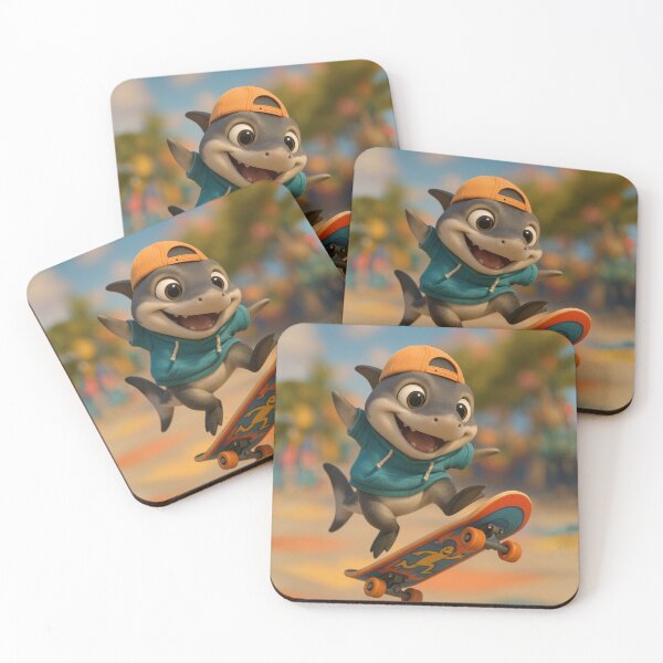 Item preview, Skater Blacktip Reef Shark designed and sold by Sillytoe.