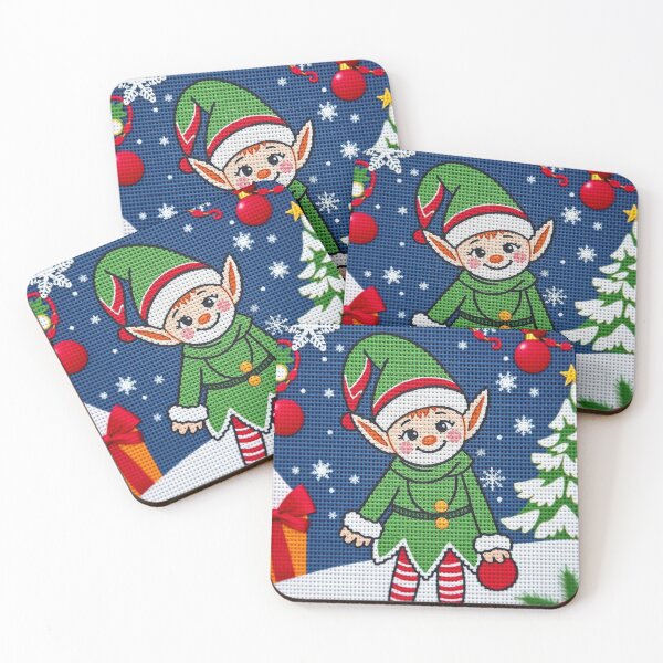Item preview, Festive Christmas Elf Cross Stitch – Vintage Elf Embroidery Holiday Vibes designed and sold by MiraLumeStudio.