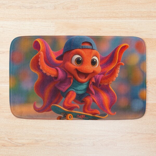 Item preview, Skater Blanket Octopus designed and sold by Sillytoe.