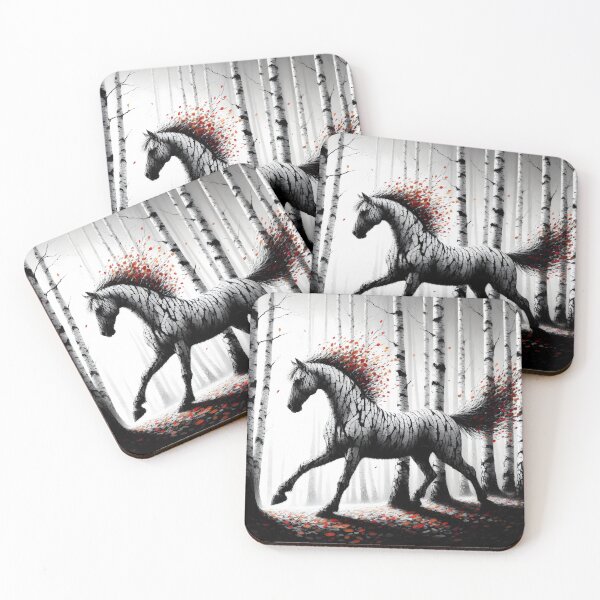Item preview, Birchbark Horse, Ai Generated Art  designed and sold by ACC .