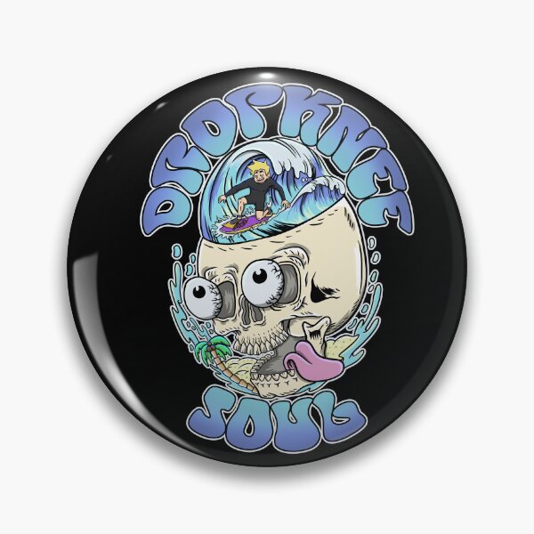 Item preview, Funny Bodyboarder Skull : Bodyboard My Soul designed and sold by ImaginarStore.