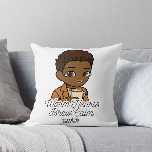 Item preview, Pastel Power Crew Warm Hearts Brew Calm Design – Pastel Kawaii Calm Aesthetic Art designed and sold by P-L-Sardines.