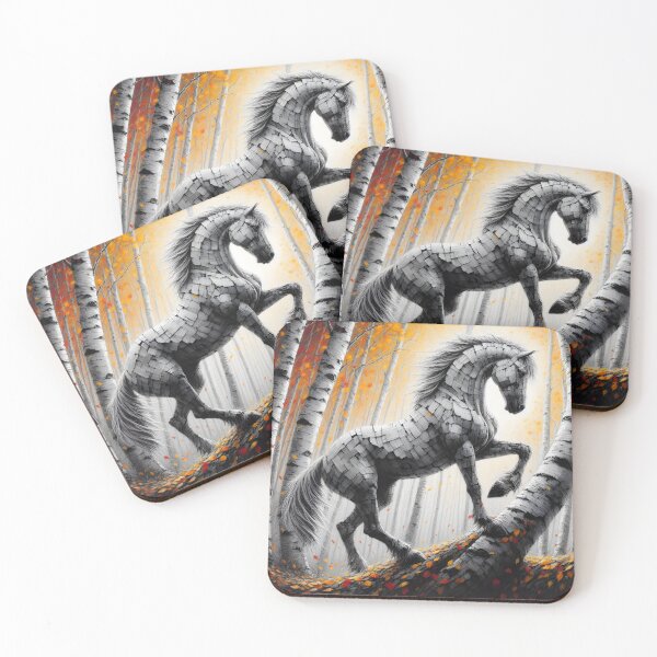 Item preview, Birchbark Horse, Ai Generated Art  designed and sold by ACC .