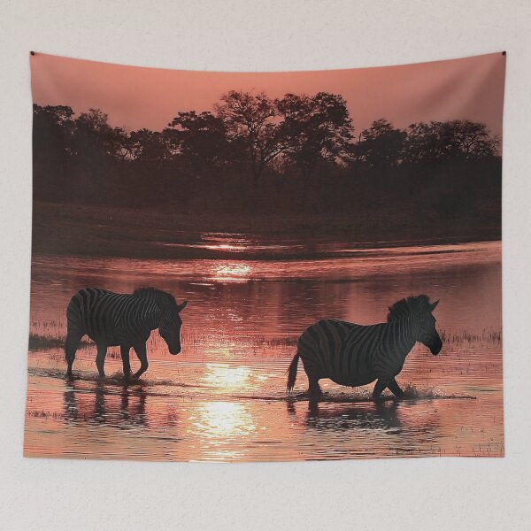Item preview, Zebra Sunset Vertical designed and sold by Kay Brewer.