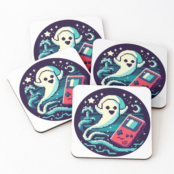 Item preview, Retro Ghost Gamer: 8-bit Spooky Adventure. designed and sold by The-T-In-Retro.