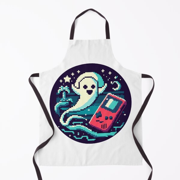 Item preview, Retro Ghost Gamer: 8-bit Spooky Adventure. designed and sold by The-T-In-Retro.