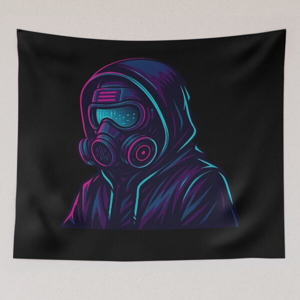 Item preview, NEON SHADOW – Cyber Survivor T-Shirt designed and sold by NAJURE.