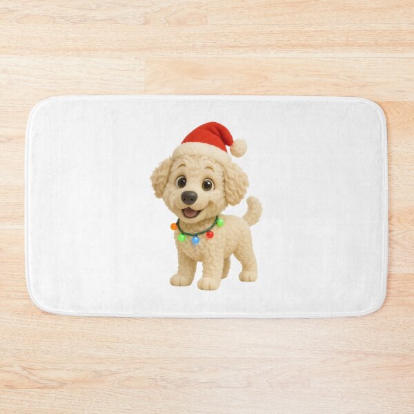 Item preview, Christmas Boxerdoodle designed and sold by Sillytoe.