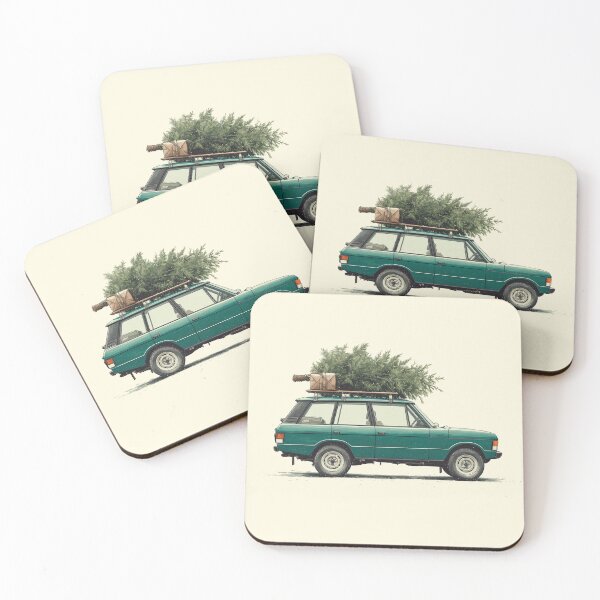 Item preview, Vintage Christmas Tree Winter 4x4 Overland Christmas designed and sold by blackdogshop.