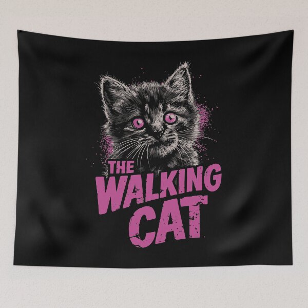 Item preview, The Walking Cat – Funny Horror Parody designed and sold by drizzd.