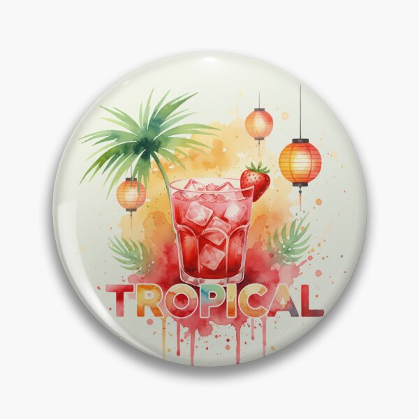 Item preview, Acuarela Daiquiri – Elegancia Tropical Fresca designed and sold by ARVMAC.
