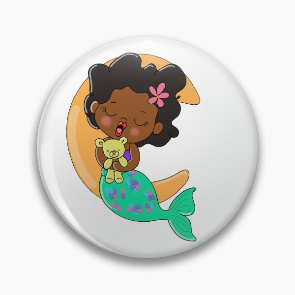 Item preview, Good Night Sweet Mermaid Girl designed and sold by ArtbyAlafia.