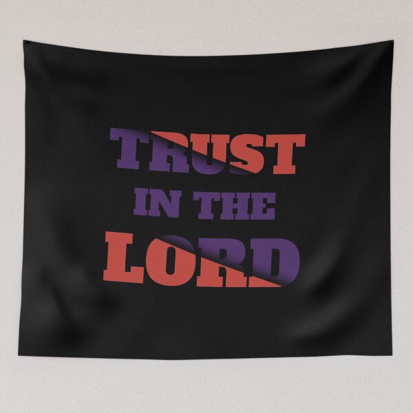 Item preview, Trust in the Lord – Bold Christian Faith Typography Design designed and sold by Zakai Digital Studio.