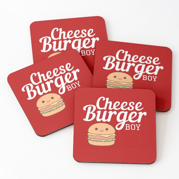 Item preview, Cute Kawaii Cheeseburger Boy – Pastel Vintage Food Character designed and sold by Verycutethings.