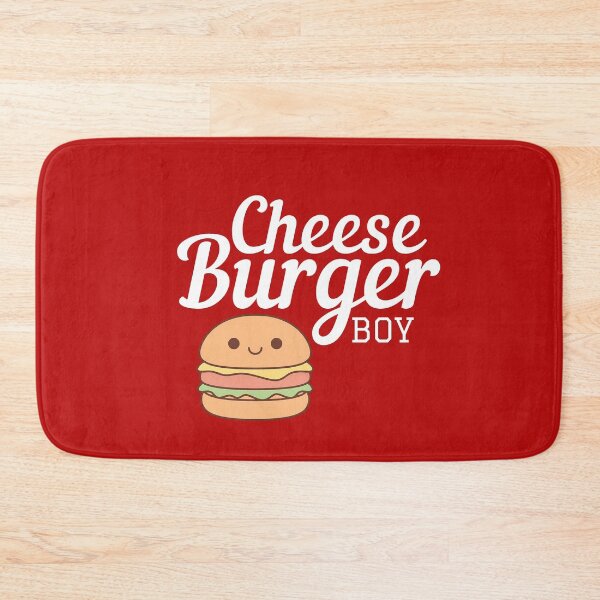 Item preview, Cute Kawaii Cheeseburger Boy – Pastel Vintage Food Character designed and sold by Verycutethings.