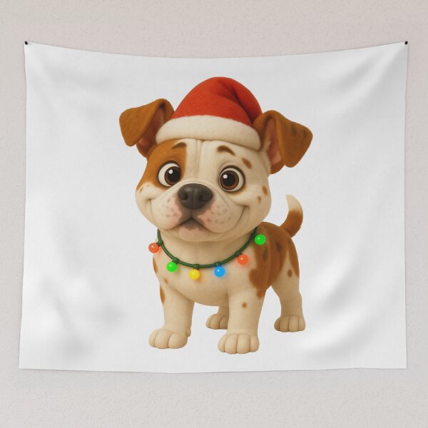 Item preview, Christmas Catahoula Bulldog designed and sold by Sillytoe.