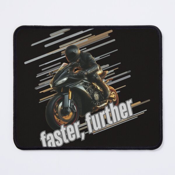 Item preview, Faster, further, motorcycle lover designed and sold by OLYUS.