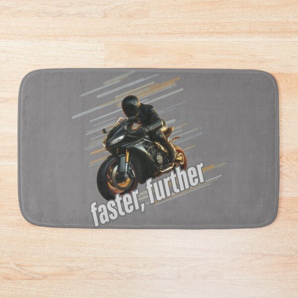 Item preview, Faster, further, motorcycle lover designed and sold by OLYUS.