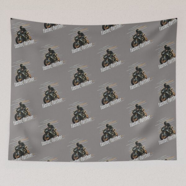 Item preview, Faster, further, motorcycle lover designed and sold by OLYUS.