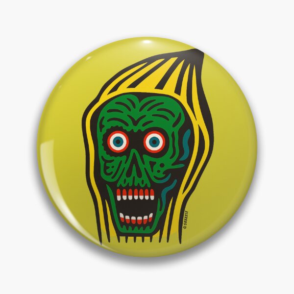 Item preview, Green Ghoul Sticker – Retro Comic Horror Head Design designed and sold by Skuzzle.