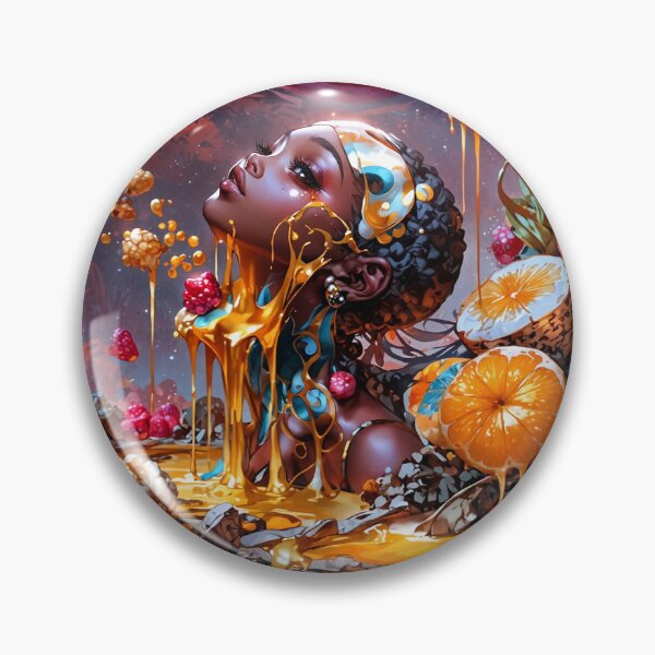 Item preview, Gluttony — Afro-Surreal Banquet Sovereign designed and sold by KaoticMindZ.