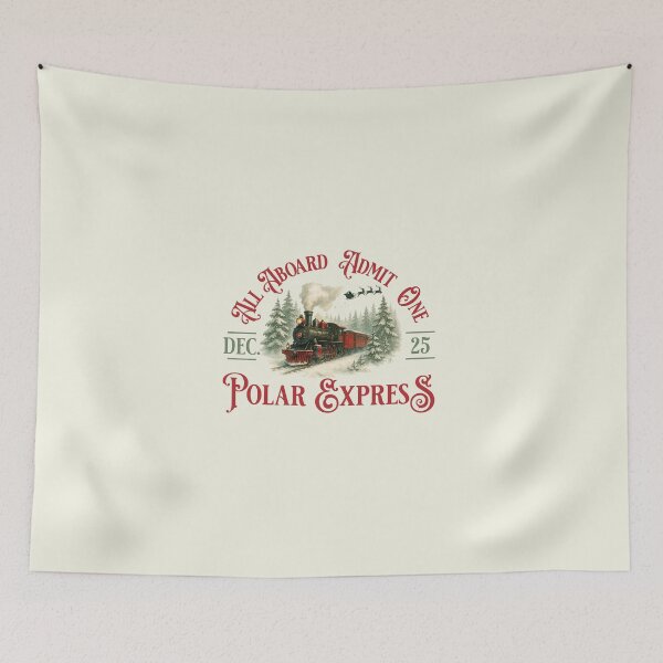 Item preview, Polar Express Christmas Dec 25 Xmas - Merry Christmas designed and sold by misslouve23.
