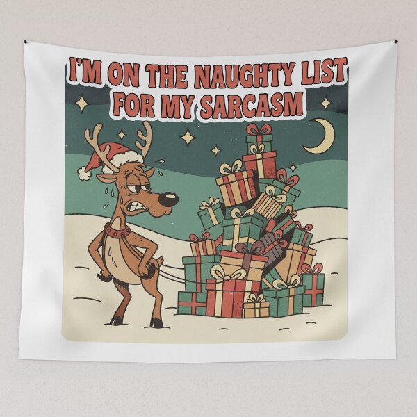 Item preview, Sarcasm Reindeer designed and sold by jheinart.