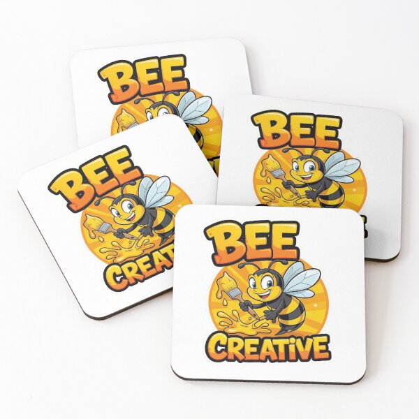 Item preview, BEE CREATIVE - Funny art bee design designed and sold by BuzzyRush.