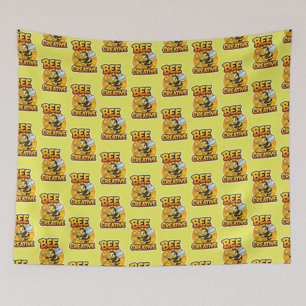 Item preview, BEE CREATIVE - Funny art bee design designed and sold by BuzzyRush.