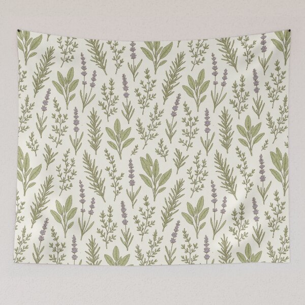 Item preview, Herbal Apothecary Pattern designed and sold by MiLaKK.
