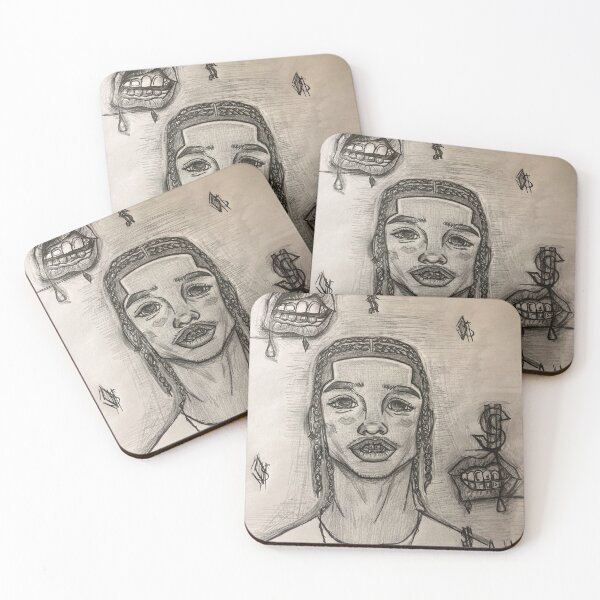 Item preview, Braids and Grills Street Sketch designed and sold by aniyahartsy.