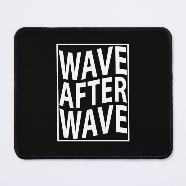 Item preview, Wave After Wave – Minimal Surf Typography designed and sold by Tiny-roar-studio.