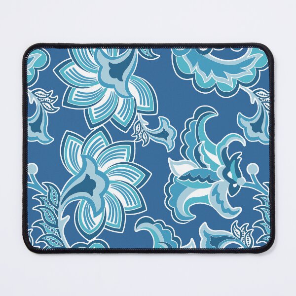 Item preview, Amber - Monochrome Slate Blue designed and sold by Fabricatemyart.