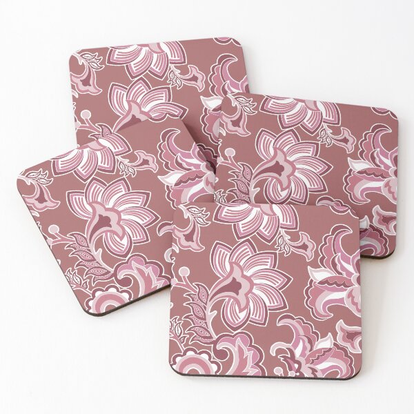 Item preview, Amber - Monochrome Dusty Rosewood designed and sold by Fabricatemyart.