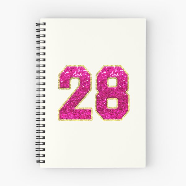 Item preview, Number 28 Pink Glitter designed and sold by Jeallan Designs.