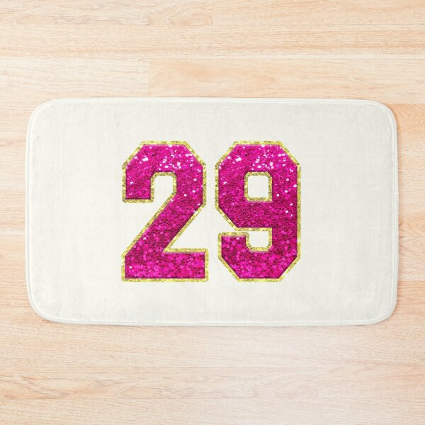 Item preview, Number 29 Pink Glitter designed and sold by Jeallan Designs.