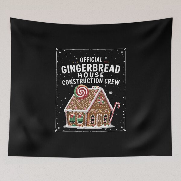 Item preview, Official Gingerbread House Construction Crew: Funny Holiday Art designed and sold by ChaaiTee.