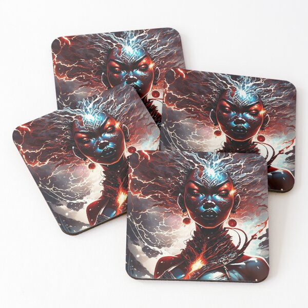 Item preview, Wrath — Afro-Surreal Lightning Vein Close-Up designed and sold by KaoticMindZ.