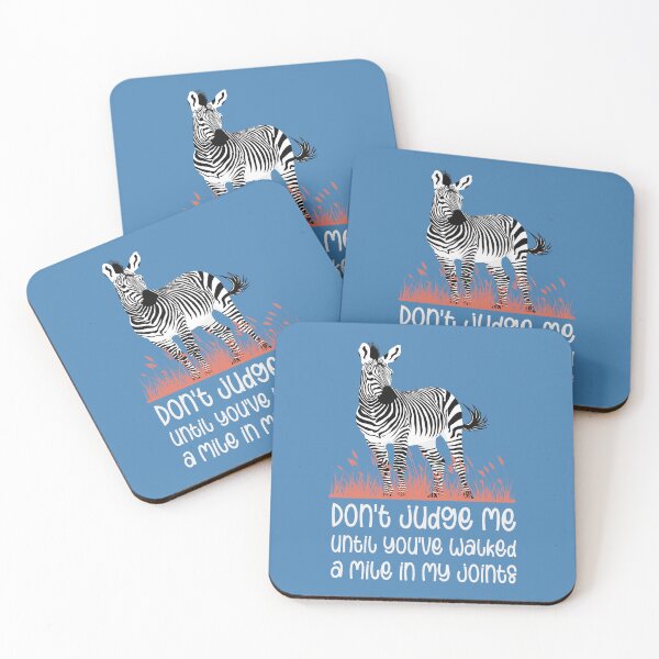 Item preview, Walk a Mile in My Joints - EDS Awareness Zebra Design designed and sold by Designs by Jesabee.