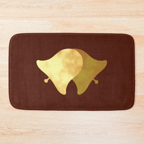Item preview, Golden Bells on brown designed and sold by CreaTwinkles.